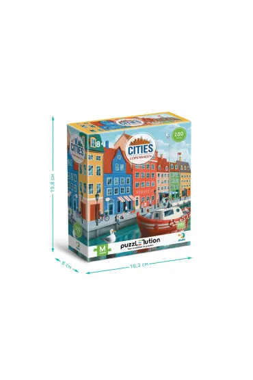 Puzzle 250 el. Easy-M - Cities Copenhagen Dodo