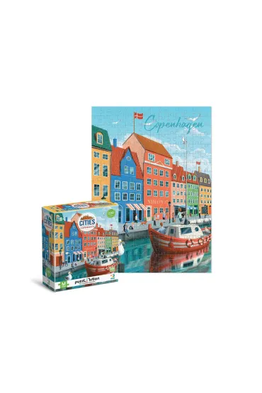 Puzzle 250 el. Easy-M - Cities Copenhagen Dodo