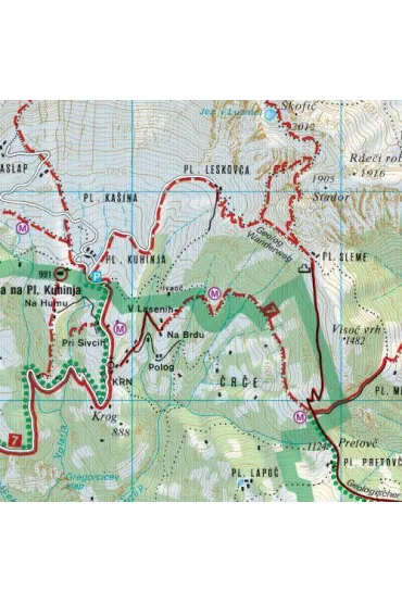 Alpy julijskie mapa 1:50 000
