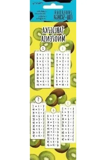 Zak�adka edu-�ci�ga. Tabliczka mno�enia - Kiwi