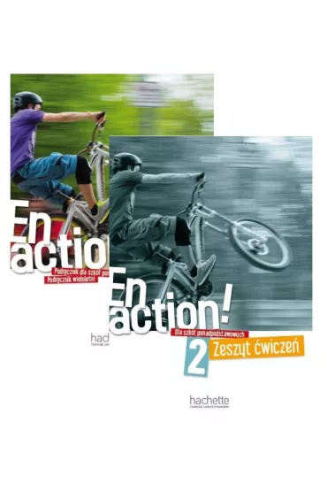 Pakiet: En Action! 2. Podr�cznik wieloletni i zeszyt �wicze� do j�zyka francuskiego dla szk� ponadpodstawowych - Celine Himber, Fabienne Gallon