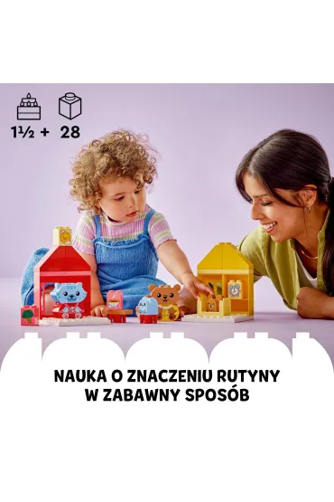 LEGO DUPLO Moje pierwsze codzienne czynno�ci — jedzenie i pora snu 10414