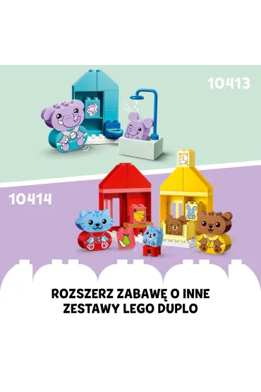 LEGO DUPLO Moje pierwsze codzienne czynno�ci — jedzenie i pora snu 10414