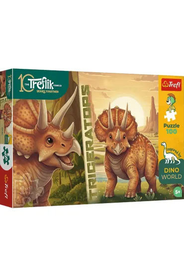 Puzzle 100 Inspired By Dino World wz�r 3 Rodzina Treflik�w 16580