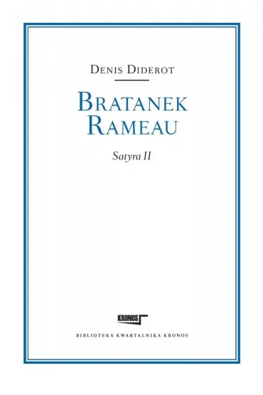 Bratanek Rameau Satyra II - Denis Diderot