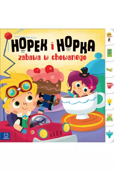 Hopek i hopka zabawa w chowanego interaktywna ksi��eczka dla dzieci