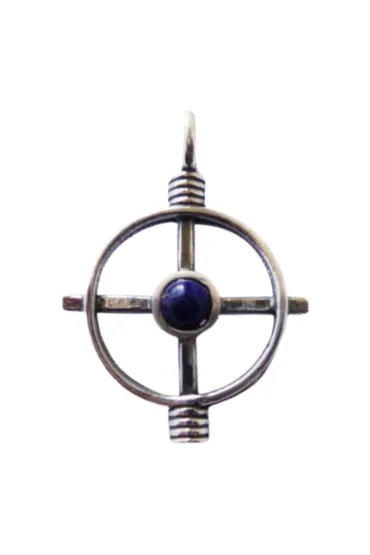 Sotis Ko�o celtyckie z sodalitem, oksydowane Ag925, 8,2g