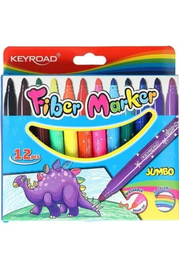 Keyroad Flamastry Fiber Marker 12 szt.