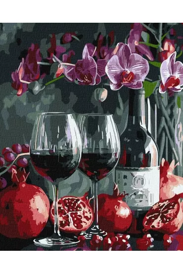 Ideyka Malowanie po numerach - Kwitn�ca orchidea 40x50cm