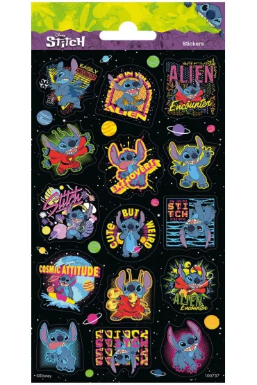 Naklejki brokatowe Stitch