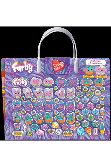 Furby Kocham nakleja� cz�� 1. Futrzaste s�odziaki