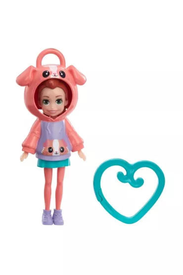 Polly Pocket. Lalka zawieszka Lila 7.5cm