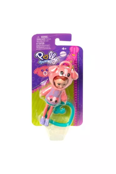 Polly Pocket. Lalka zawieszka Lila 7.5cm