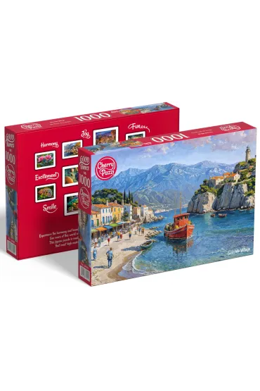Puzzle 1000 el. Seaside Village CherryPazzi