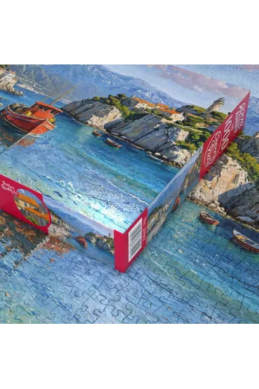 Puzzle 1000 el. Seaside Village CherryPazzi