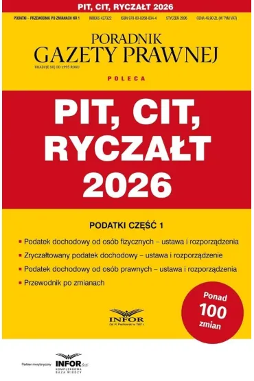 Piy, Cit, Rycza�t 2026. Podatki-Przewodnik