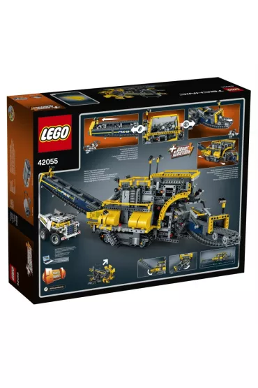 LEGO Technic. G�rnicza koparka ko�owa 2w1 42055