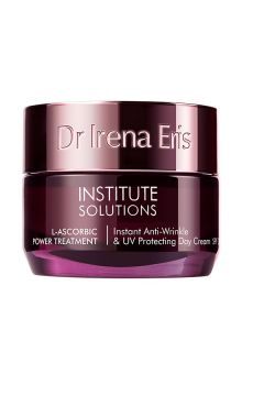 Dr Irena Eris Institute Solution L-ascorbic Power Treatment Instant Anti-Wrinkle & UV Protecting Day Cream intensywnie ochronny krem przeciwzmarszczkowy na dzie SPF30 50 ml