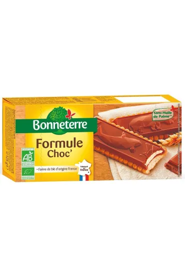 Bonneterre Herbatniki z czekolad� z nadzieniem mlecznym 125 g Bio