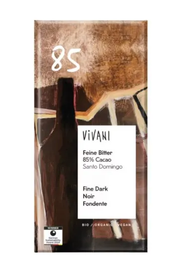 Vivani Czekolada gorzka 85 % 80 g Bio