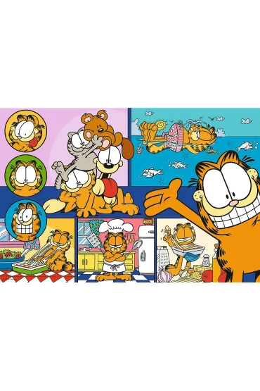 Puzzle 100 el. Leniwy Garfield Trefl