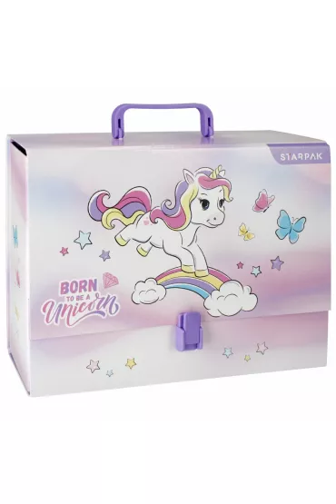 Starpak Teczka z r�czk� A4 Unicorn 493168