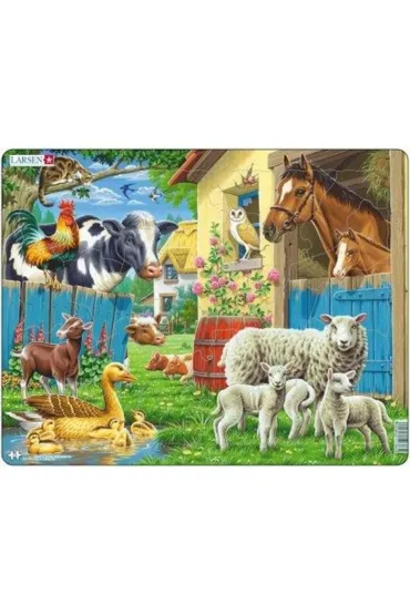 Puzzle Uk�adanka Zwierz�ta hodowlane Maxi Larsen