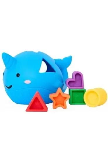 Sorter kszta�t�w morski narwal silikonowy wieloryb Jellystone