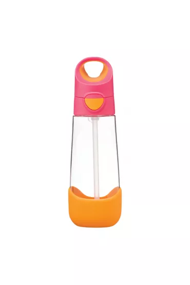 b.box Butelka na wod� tritanowa ze s�omk� Strawberry Shake 600 ml