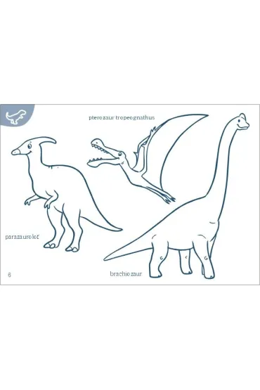Moja kolorowanka. Dinozaury