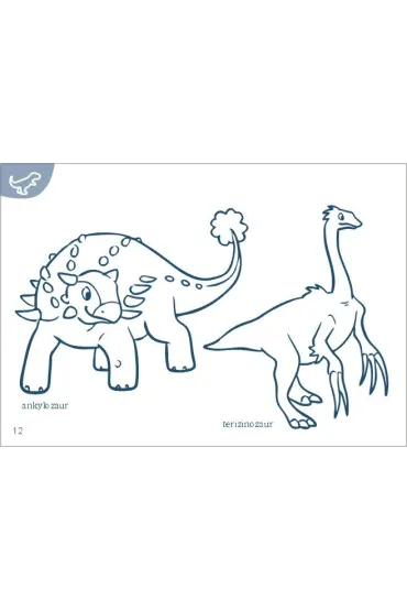 Moja kolorowanka. Dinozaury