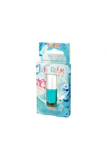 Lakier Tubi Glam turkusowy per�owy Tuban