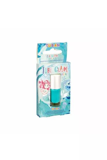 Lakier Tubi Glam turkusowy per�owy Tuban