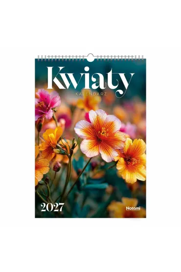 Kalendarz 2027 �cienny A3 Kwiaty