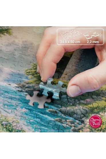 Puzzle 500 el. Moonlight Lighthouse CherryPazzi