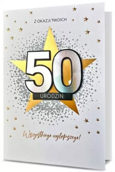 Pan Dragon Karnet Urodziny 50