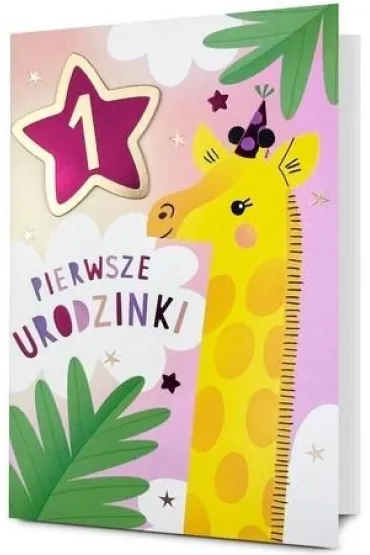 Pan Dragon Karnet B6 Urodziny Roczek