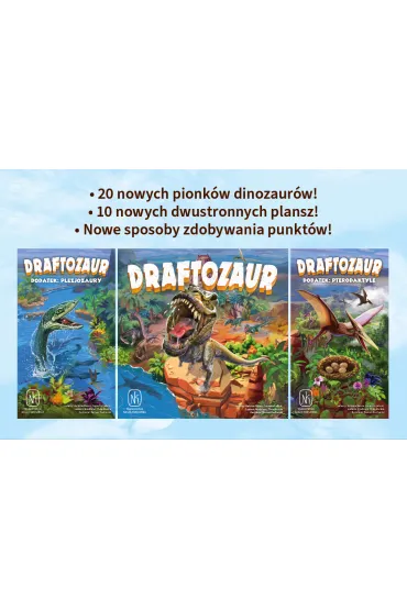 Draftozaur 2 dodatki: Pterodaktyle, Plezjozaury - Bauza Antoine, Maublanc Ludovic, Corentin Lebrat, Th�o Rivi re