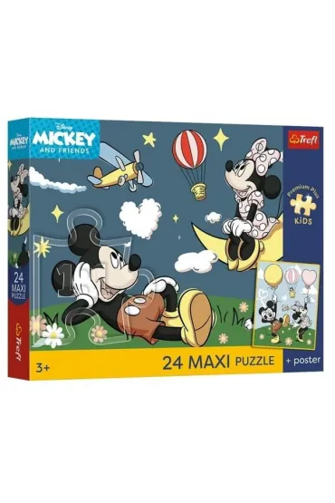 Puzzle 24 Maxi Disney Przyjaciele Myszki TREFL