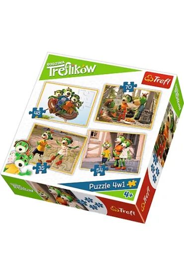Puzzle 4w1 35+48+54+70 el. Przygody Ik�w Rodzina ik�w 34271 Trefl