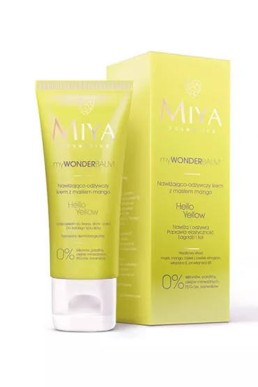 Miya Cosmetics Balm Hello Yellow. Nawil�aj�co-od�ywczy krem z mas�em mango 75 ml
