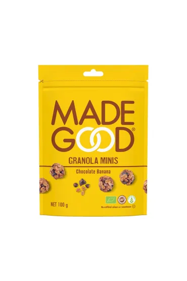 Madegood Granola minis z czekolad� i bananem bezglutenowa 100 g Bio