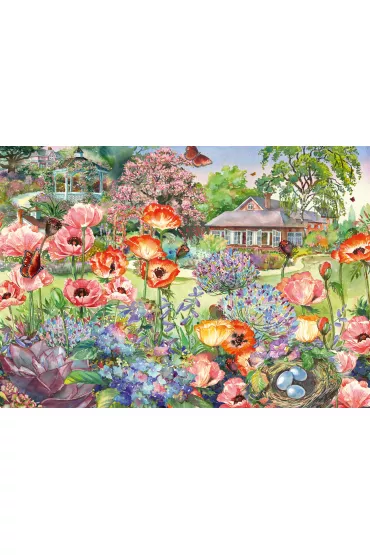 Puzzle 1000 el. Kwitn�cy ogr�d Schmidt