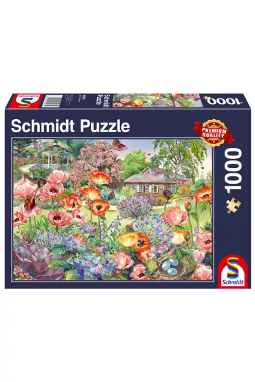 Puzzle 1000 el. Kwitn�cy ogr�d Schmidt
