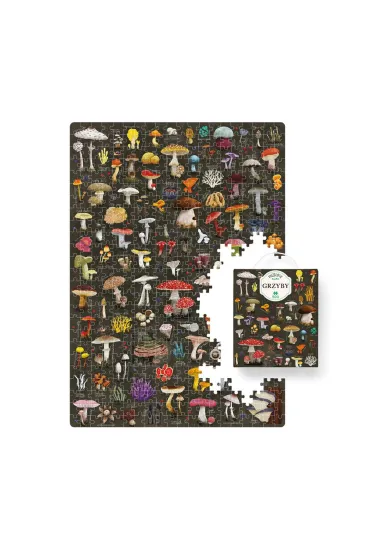 Puzzlove CzuCzu 500 el. Grzyby puzzle rodzinne Bright Junior Media