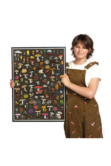 Puzzlove CzuCzu 500 el. Grzyby puzzle rodzinne Bright Junior Media
