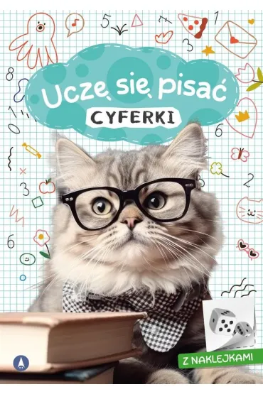 Ksi��ka edu. A4  Naklejki Ucz� si� pisa�. Cyferki SKRZAT 077346