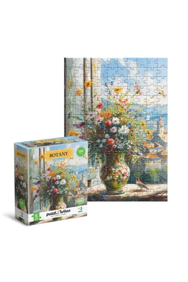 Puzzle 150 el. Easy-S - Botanika: Kwiaty w wazonie Dodo