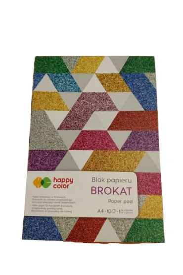 Happy Color Blok BROKAT A4 150g 10 kolor�w
