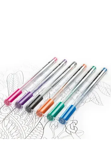 Derform D�ugopisy �elowe metaliczne 12 szt.